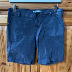 Aventura Shorts Blue Organic Cotton Pockets Women's Size 4